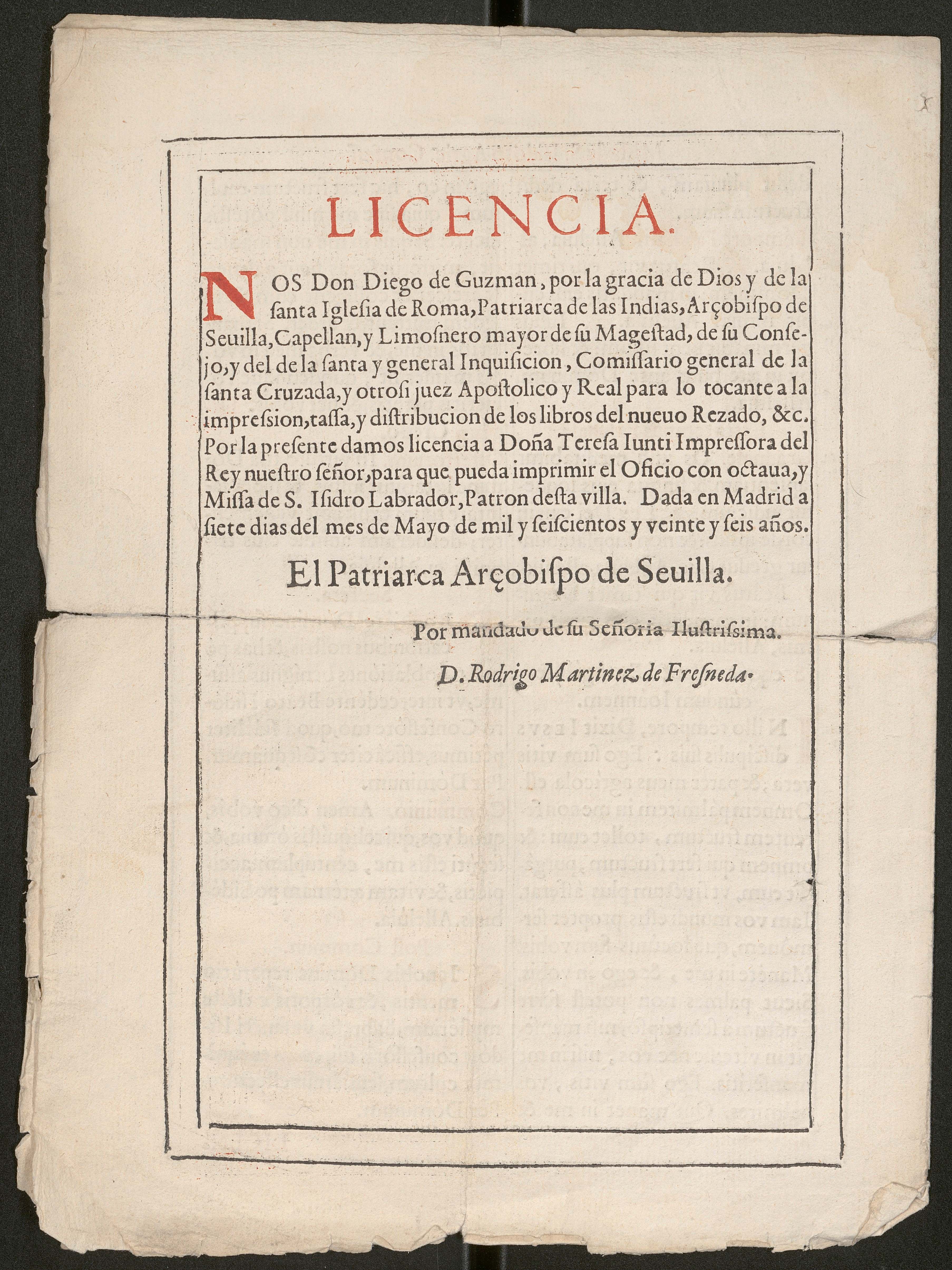 Missa Propia de San Isidro (Sig.: MD/H/17 (147))
